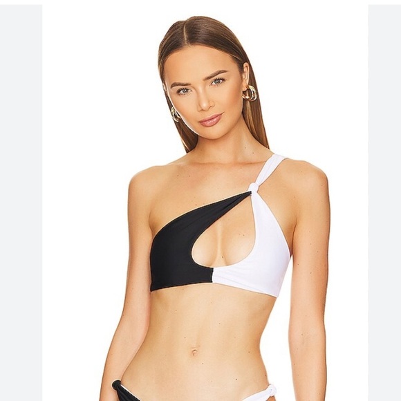 Lovers‎ And Friends Jordy Top in Black And White Sz S - Picture 1 of 4